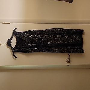 Black cocktail dress